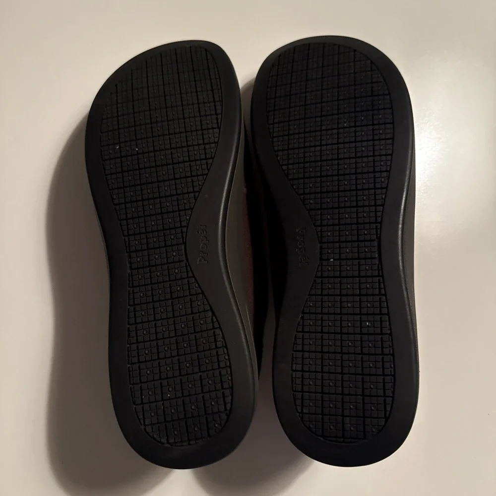Propet Edsel Men's Dark Brown Suede/ Sherling Men's Slip Ons Size 14 NWOT